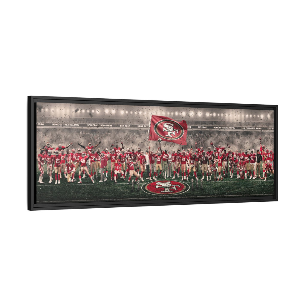 49ERS | "GREATNESS" | FRAMED Canvas Poster