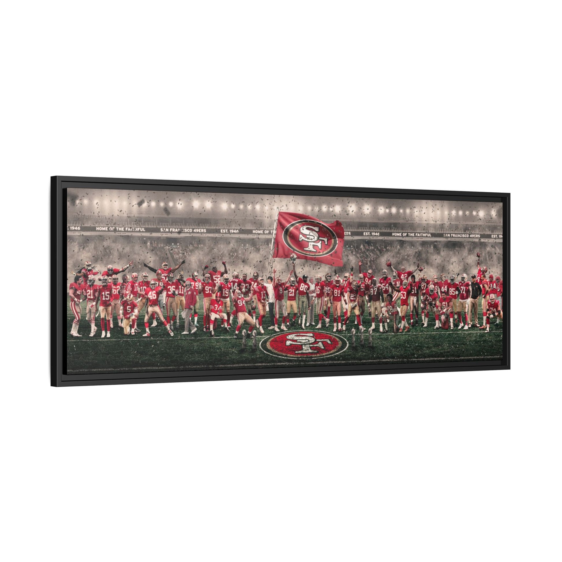 49ERS | "GREATNESS" | FRAMED Canvas Poster