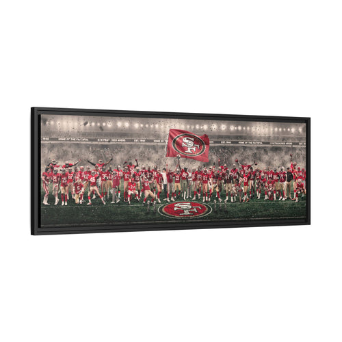 49ERS | "GREATNESS" | FRAMED Canvas Poster