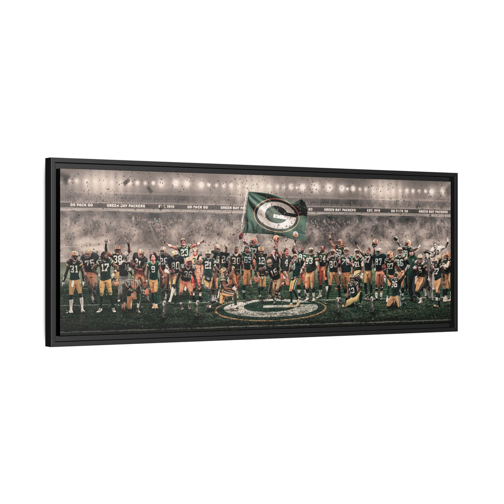 Packers | "Greatness" | FRAMED Canvas Poster