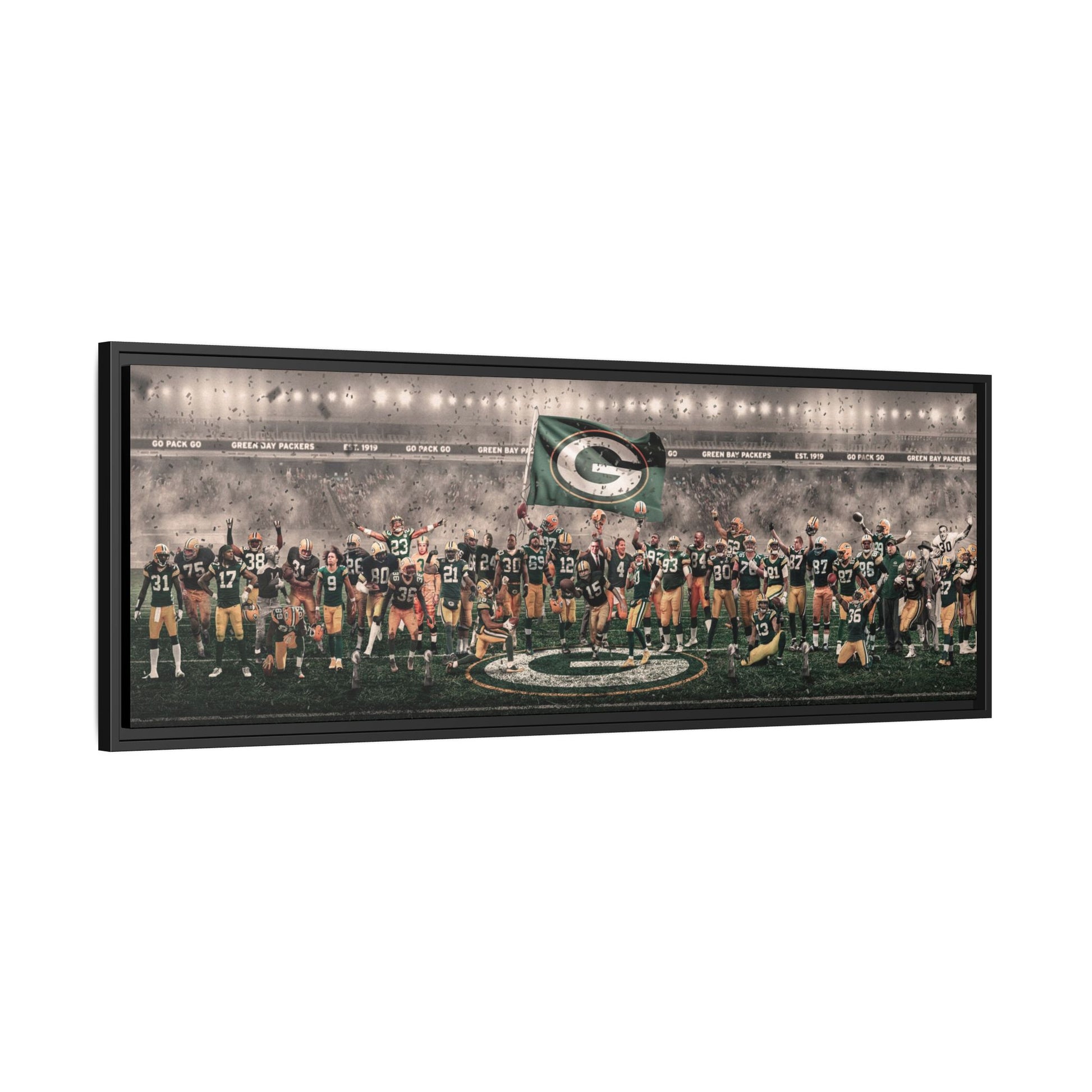 Packers | "Greatness" | FRAMED Canvas Poster