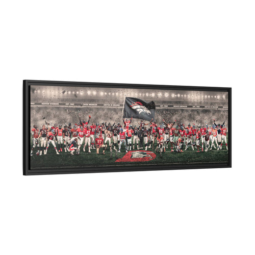 BRONCOS | "GREATNESS" | FRAMED Canvas Poster