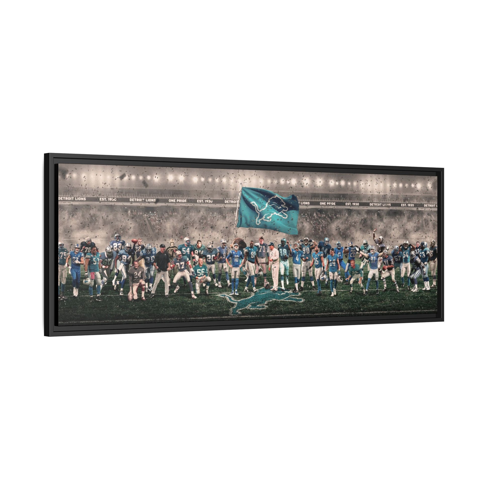 LIONS | "GREATNESS" | FRAMED Canvas Poster