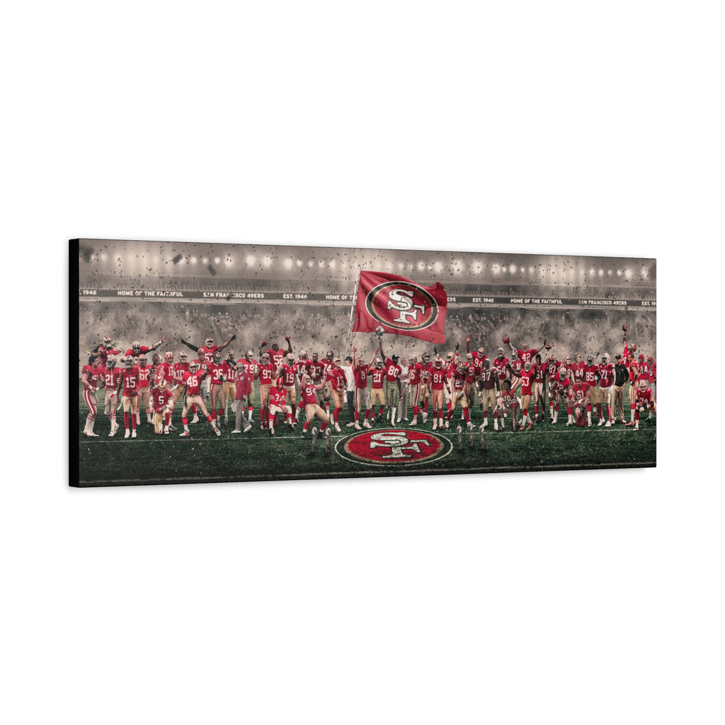 49ERS | "GREATNESS" | CANVAS POSTER [ unframed ]