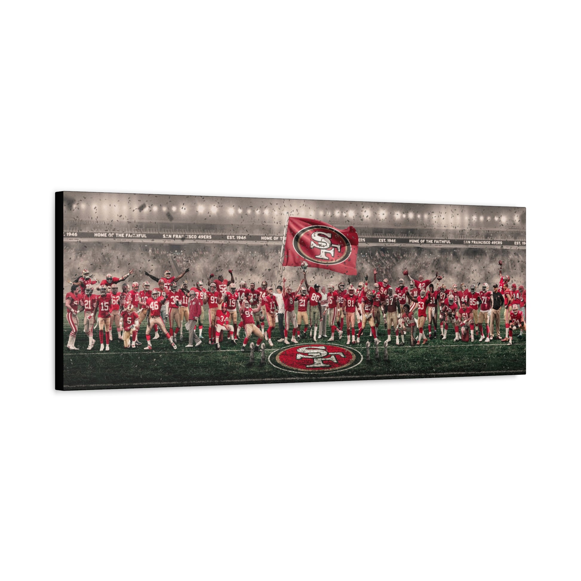 49ERS | "GREATNESS" | CANVAS POSTER [ unframed ]