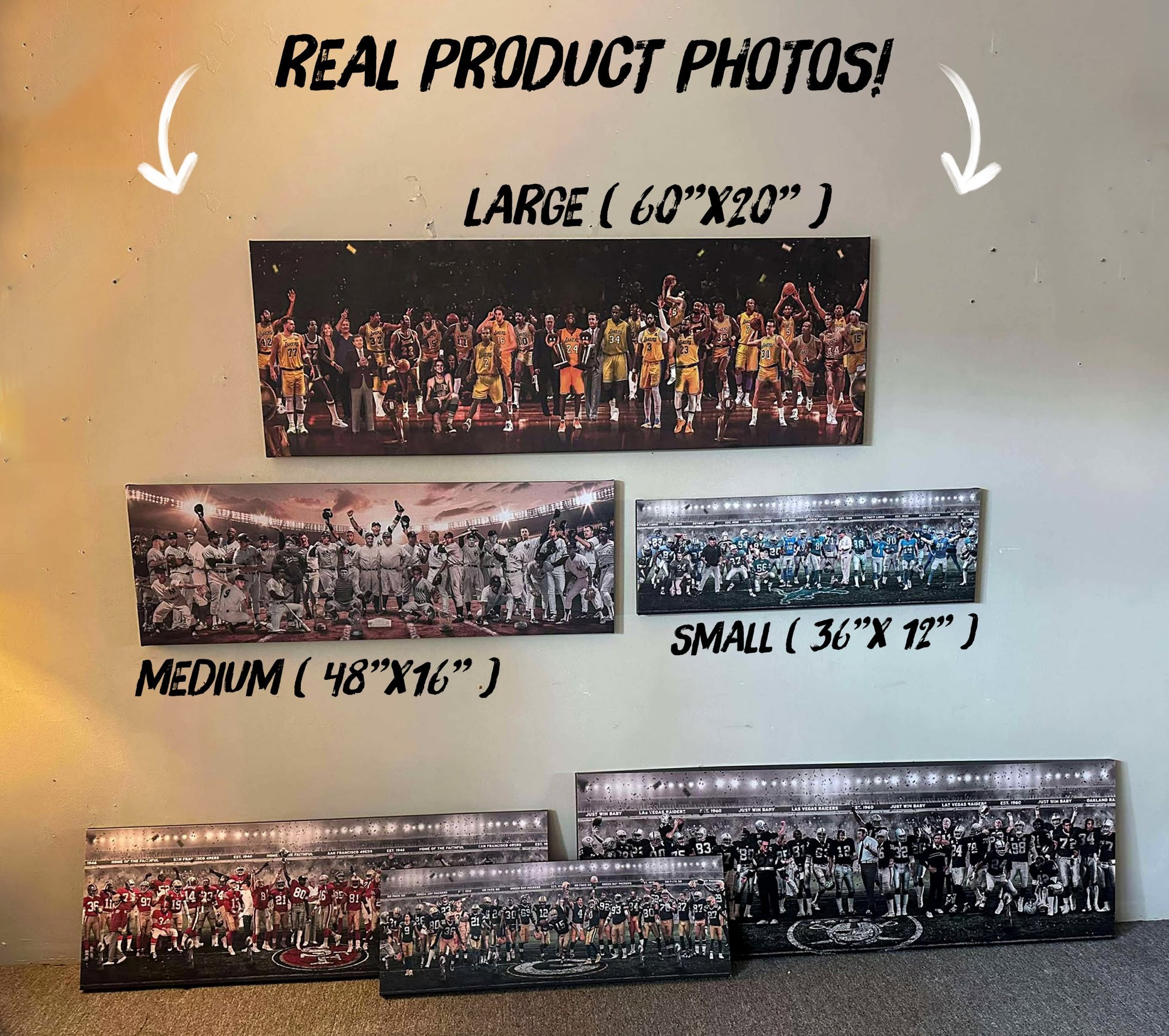 49ERS | "GREATNESS" | CANVAS POSTER [ unframed ]