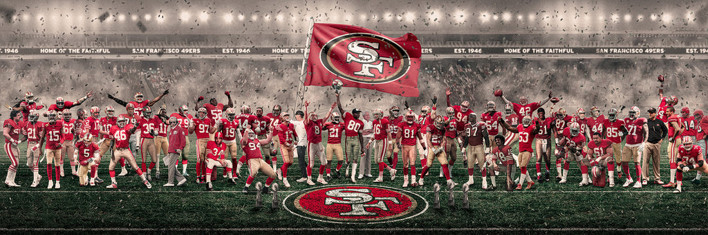 49ERS | "GREATNESS" | CANVAS POSTER [ unframed ]