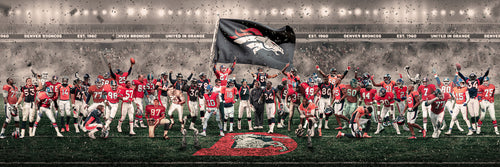 BRONCOS | "GREATNESS" | CANVAS POSTER [ unframed ]