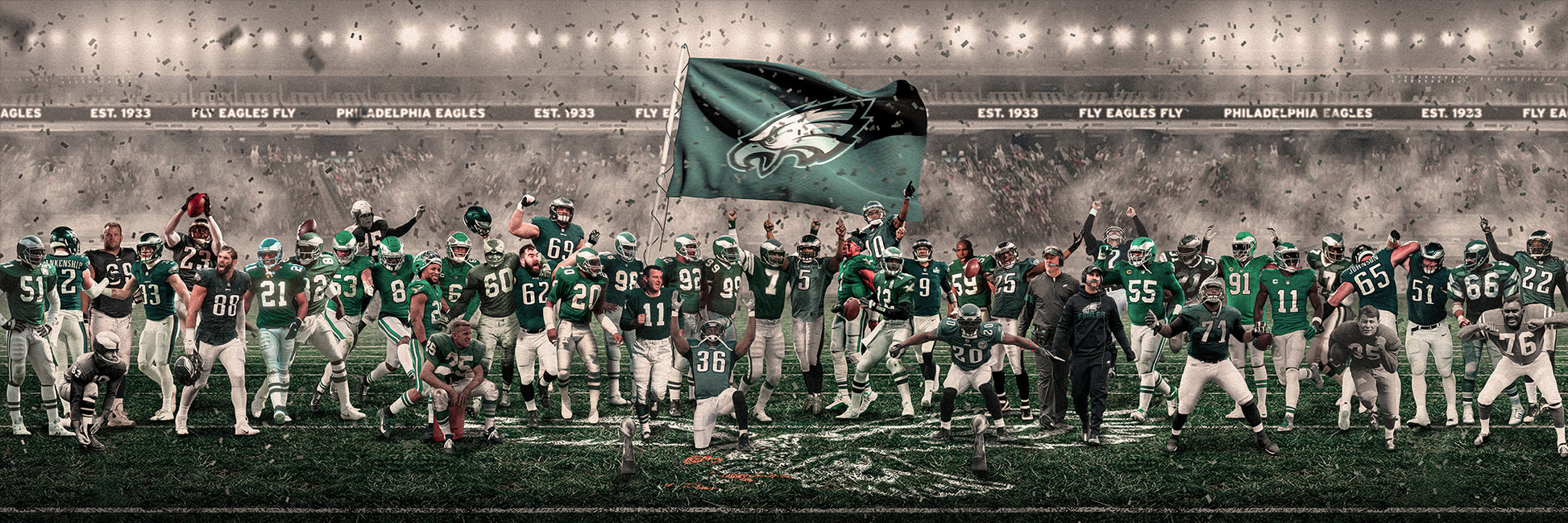 EAGLES | "GREATNESS" | CANVAS POSTER [ unframed ]