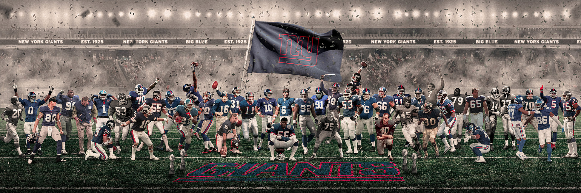 GIANTS | "GREATNESS" | FRAMED Canvas Poster