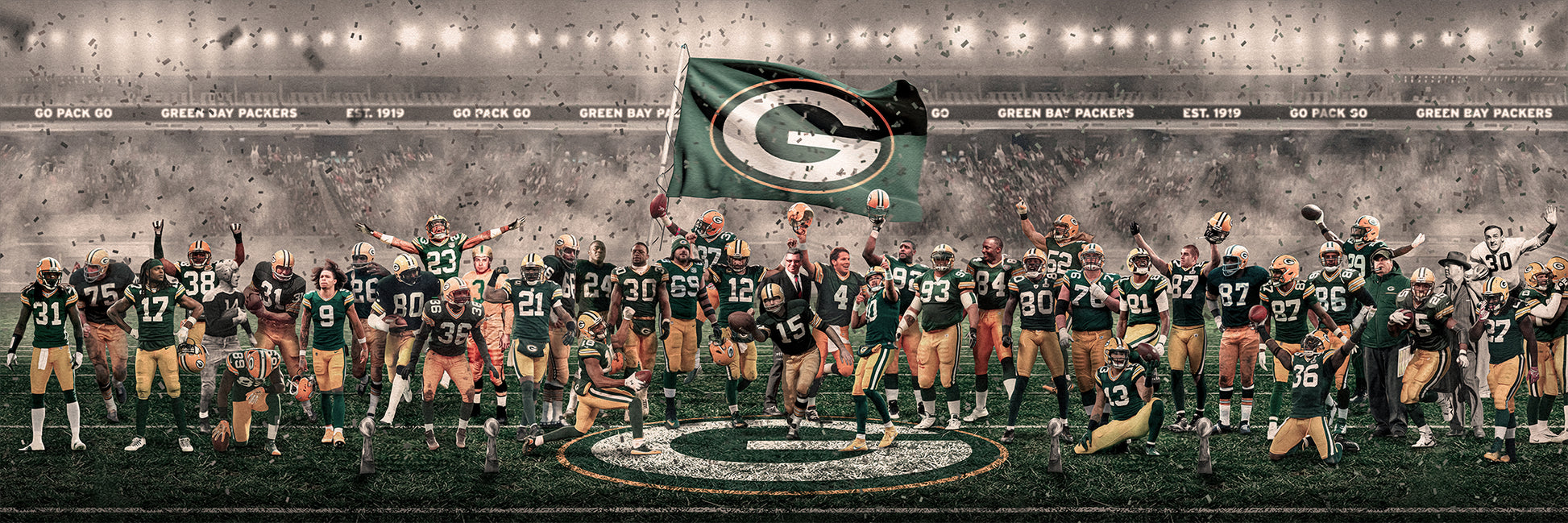 PACKERS | "GREATNESS" | CANVAS POSTER [ unframed ]