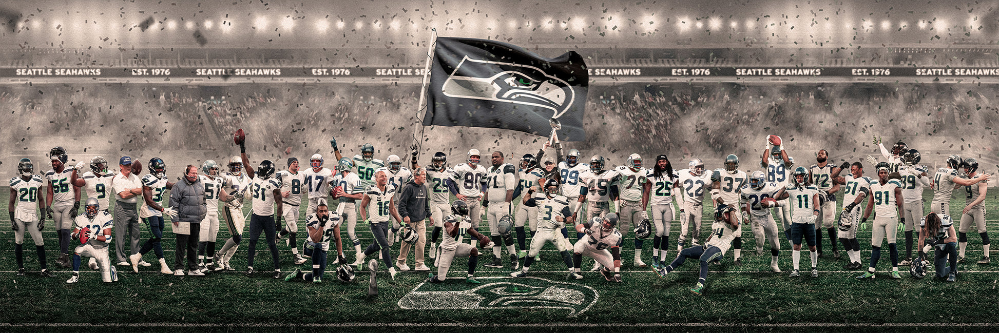 SEAHAWKS | "GREATNESS" | CANVAS POSTER [ unframed ]